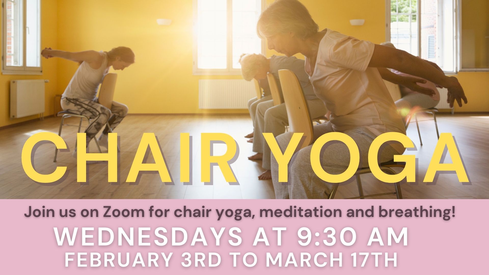 chair yoga meditation and breathing