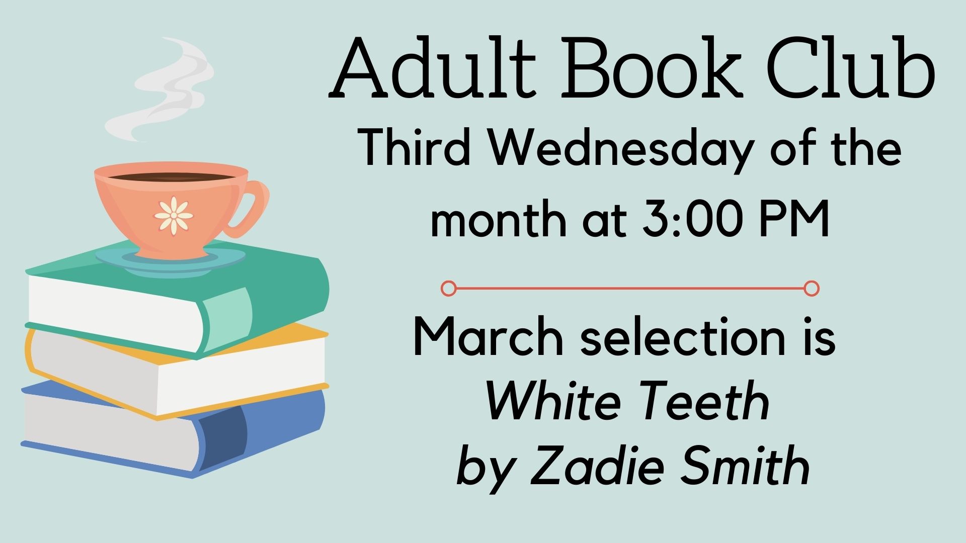 March Adult Book Club