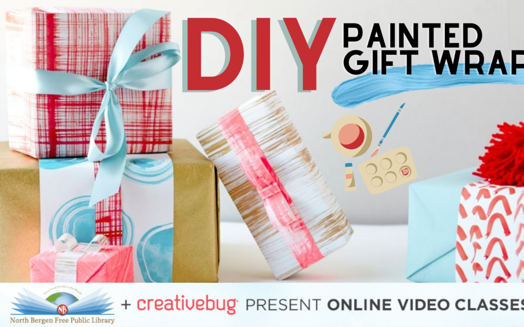Creativebug DIY Painted Gift Wrap