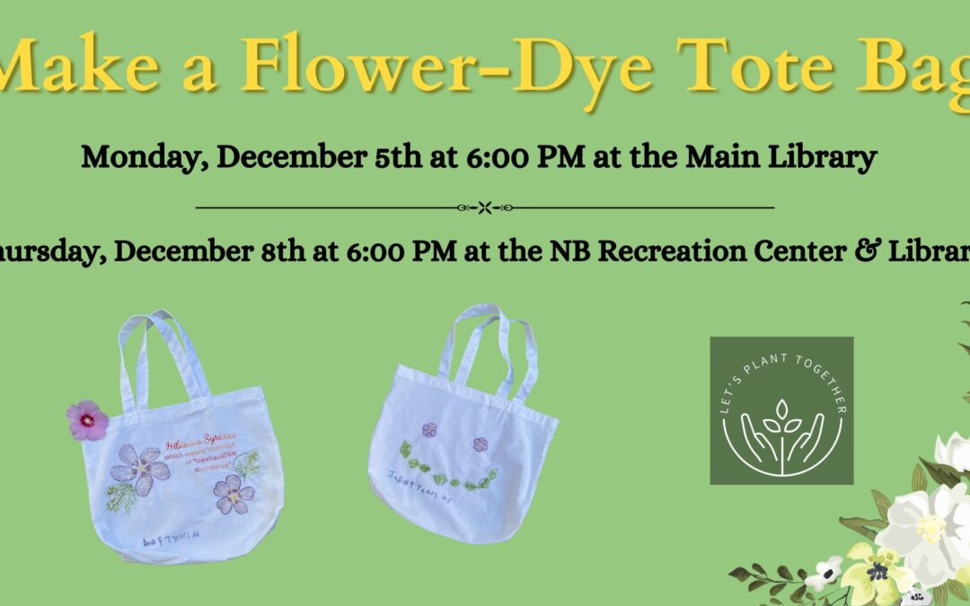 Make a Flower-Dyed Tote Bag – Main Library